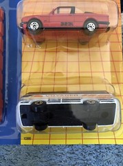 1986 Matchbox Automotive Superstars w/ Launcher 323i Cabriolet Ikarus Coach Bus