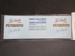 Lee Smith 65′ Plymouth AWB 1/25 Decal from Fremont Racing Specialties