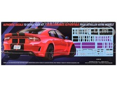 SKILL 2 MODEL KIT 2021 DODGE CHARGER HELLCAT REDEYE 1/25 SCALE BY AMT AMT1325