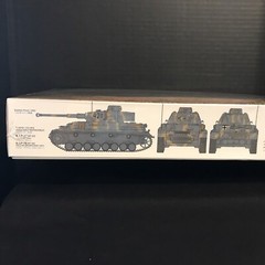 TAMIYA 25209 PANZERKAMPFWAGEN IV & MOTORCYCLE MODEL KIT-NIB-1/35 SCALE