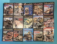 ⭕️ LOT OF 15 MILITARY MINIATURES IN REVIEW MAGAZINE WWII TANK MODELING TAMIYA