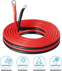 Trolling Motor Battery Cable Extension Wire Kit-6 Feet 8 Gauge Wire for Extendin