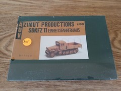 LNIB, ADV Azimut Productions – Sd.Kfz.11 German Half-Track, 1/35 Scale Model Kit