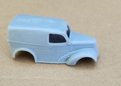 3D RESIN PRINTED 1/43 1951 ANGLIA THAMES PANEL VAN GASSER DRAG BODY