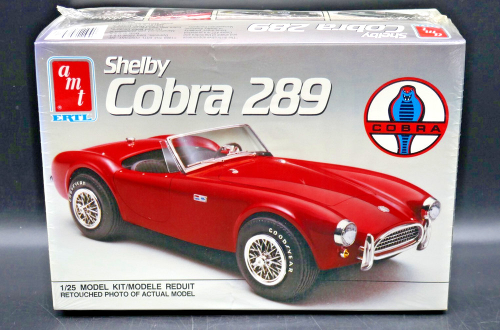 1:25 AMT ERTL Shelby Cobra 289 Model Kit 6587 – Sealed