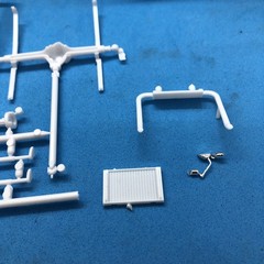 69 Boss 302 Mustang Chassis & Interior PTS W Instructions 1:25 LBR Model Parts
