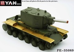 1/35 Russian KV-2 Heavy Tank Photo-etched Super Upgrade Kit for Tamiya 35375