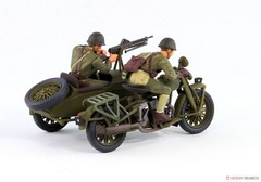 Pit-Road 1/35 Japanese Army Type 97 Motorcycle with Sidecar Rikuo Model Kit G50