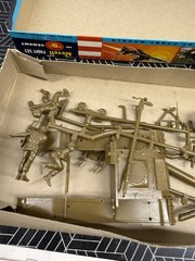 PARTIALLY ASSEMBLED Vintage Revell “S” M-56 Self Propelled Gun Tank