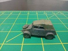 1/72 1/87 ? Army Tank Trucks Built Model WW II German VW Staff Car Flatbed