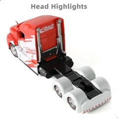 Semi Truck Toy, 1/64 Scale Alloy Metal Diecast Heavy Semi Truck Trailer Head