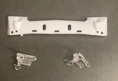 70 Charger FRONT VALANCE/PAN, LIGHTS 120 1631 Model Car Parts