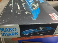 Mini Craft 1/20 Model Kits Mako Shark Model Car Kits Mint Very rare! Unbuilt LK