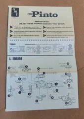AMT ’77 Ford Pinto Open Complete Some Sealed Parts 1976 Issued 1:24 Kit T485