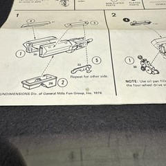 MPC 1977 Dodge Pickup 1-7709 Instructions Original Manual 1976 Mopar Truck