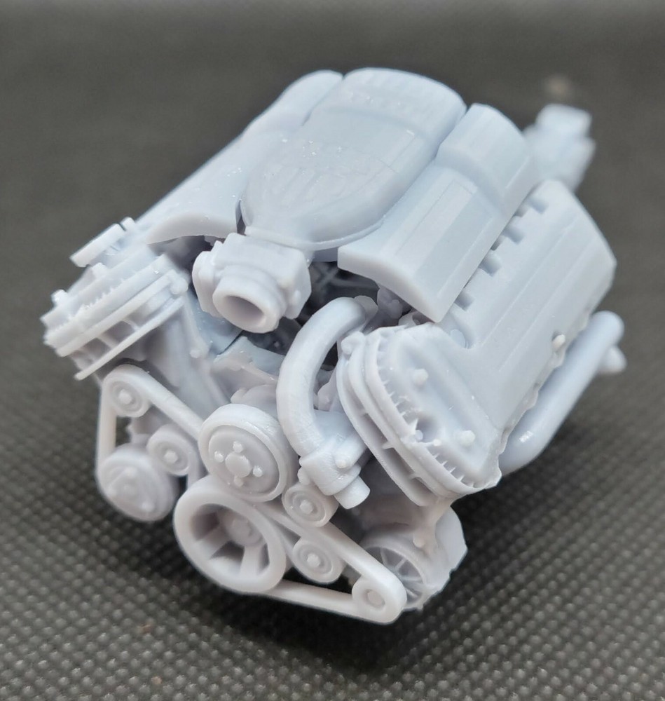 BOSS 302 Mustang Coyote model engine resin 3D printed 1:24-1:8 scale