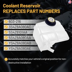 Coolant Expansion Reservoir Overflow Tank 603-216 Compatible with 2000-2007