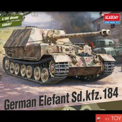 Academy 1/35 German Elefant Sd.kfz.184 Heavy Armor Tank Plastic model kit #13537