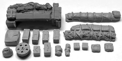 1/35 Scale Tamiya CW Bren/Universal Carrier Stowage Value Gear – Resin