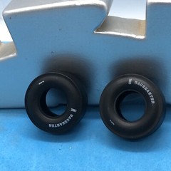 FOB 2) AMT M&H Racemaster Pad Printed Drag SLICKS 1.1.175 1:25 LBR Model Parts