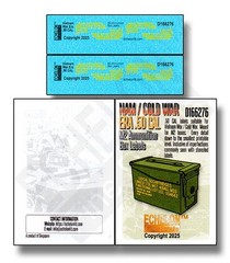 Echelon Fine Details 1/16 NAM / Cold War ERA .50 CAL M2 Ammo Box Labels Decal