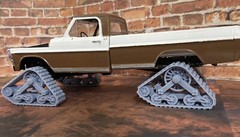 Resin Tank Track Truck wheels For Model Truck 1/24,1/25 Scale