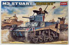 Academy Model Kit – M3 Stuart Honey Light Tank #1399 – Complete!!