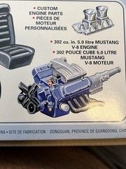 1/25 Scale 1988 Ford Mustang GT 302/ 5.0 Engine Parts Lot As Shown