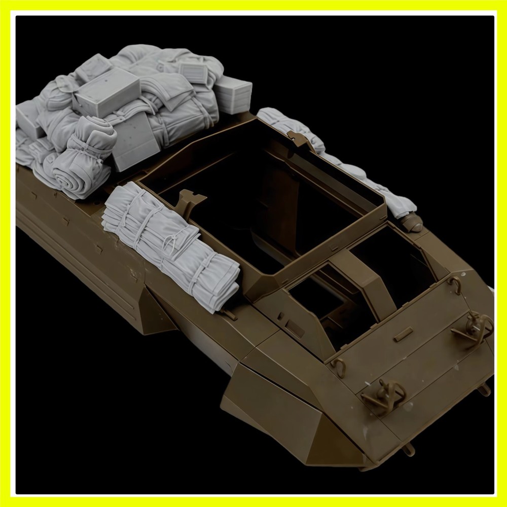 1:35 Casting Resin Model Assembly Kit, GK， Ash Dog Armored Vehicle Accumulati…