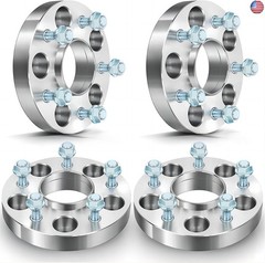 ECCPP 4PCS 1″ 5 Lug Hubcentric Wheel Spacers 5×4.75 to 5×4.75 for 1982-2002 for