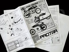 Protar 1/9 Gilera 500cc 4 Cilindri Mod. 11341 Motorcycle Limited Re-Issue 2001