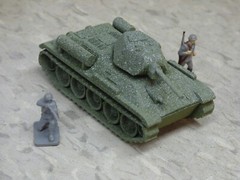 MIR / Roco Minitank Compatible WWII Russian T-34/76 & Airfix Soldiers Lot#7403B©