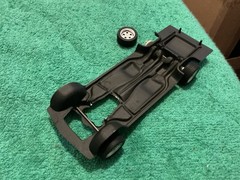 1 25 scale model parts 65 El Camino Chassis Partially Built Only