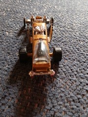 1/64 JOHNNY LIGHTNING 1999 THE MUNSTERS DRAG-U-LA Rubber Tire Car