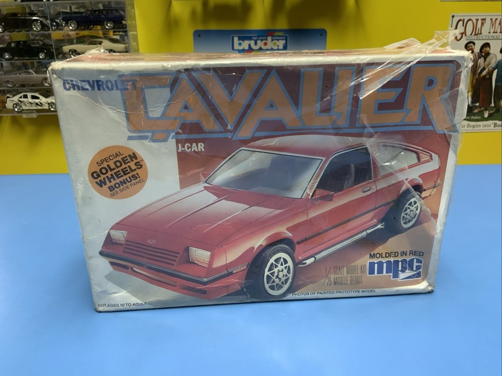 Vintage MPC Cavalier Chevrolet J- Car #1-0813 Model Kit Released in 1981