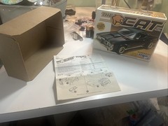 MPC Original 1982 Release THE CAT Cougar Model Kit #1-0830 Box Instructions NICE