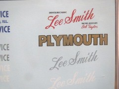 Lee Smith 65′ Plymouth AWB 1/25 Decal from Fremont Racing Specialties