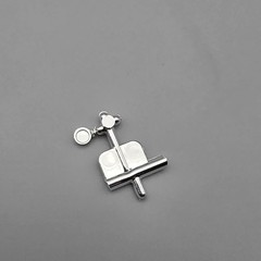 Revell 1/24 69 Dodge Super Bee Parts Kitbash Chrome Side Mirror