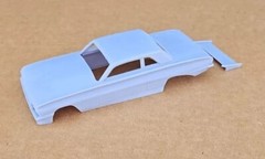 ABS-LIKE RESIN 3D PRINTED 1/25 1961 OLDSMOBILE F85 PRO MOD BODY WITH WING