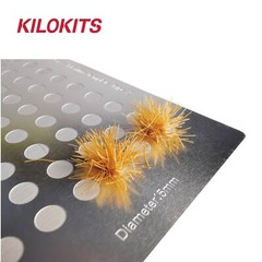KILOKITS 2PCS Static Grass Planting Template Tool Railway Scenery 1/35 1/72 1/87