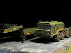 Pre-Order, KZKT-7428 & Trailer KZKT-9101 1/35 Pro-Built – Heavy Tank Transporter