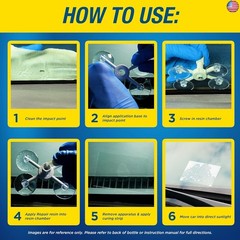 Rain-X 600001 Windshield Repair Kit – Quick and Easy Durable Resin Based