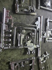 AMT 1/25 Ford Model T Chrome Parts Lot suspension & More STK E275