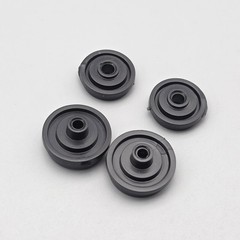Monogram 1/24 Black Widow Hot Rod Parts Kitbash Wheel Hubs