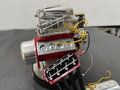 C12 Large Hemi Engine Plastic built model McM.