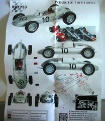 PROVENCE MOULAGE – K & R REPLICAS – PORSCHE 718 – 550 SPYDER – JAGUAR C TYPE