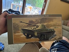 Glencoe Models PT-76 Amphibious Tank 1/32 Model Kit 06401 Open Box