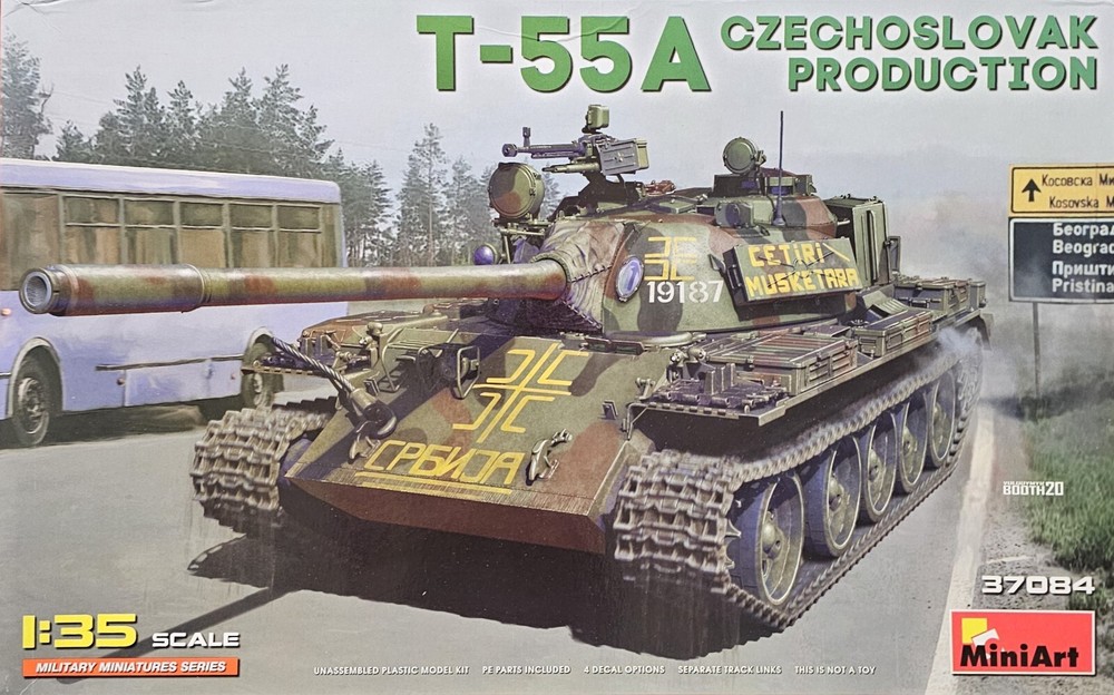 1/35 MiniArt 37084: T-55A Czechoslovak Production