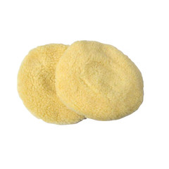 7 In. Wool Polishing Bonnets (2-Pack)