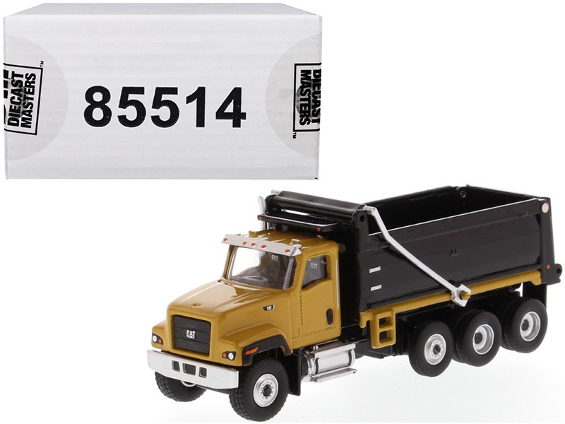 Diecast Masters 85514 1/87 CAT Caterpillar CT681 Dump Truck Yellow